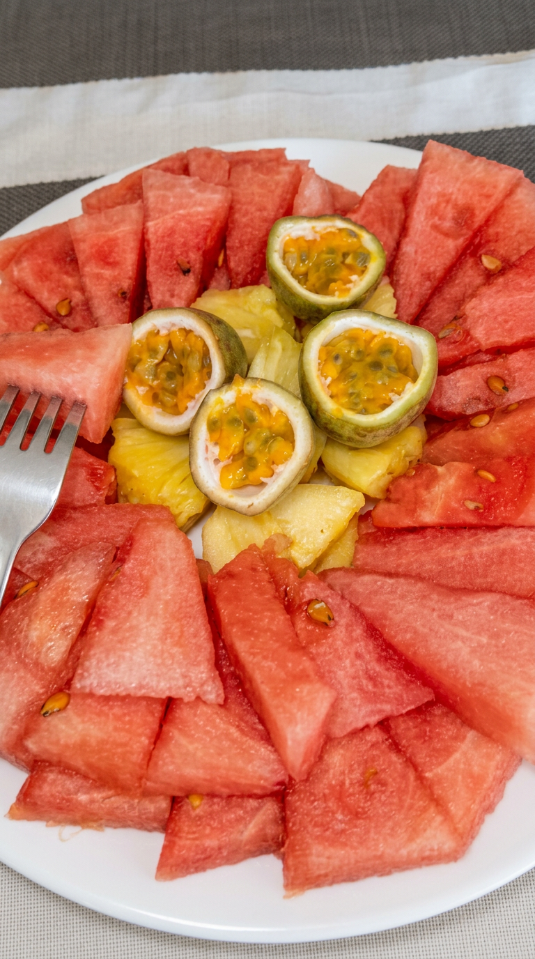 Fresh fruit platter