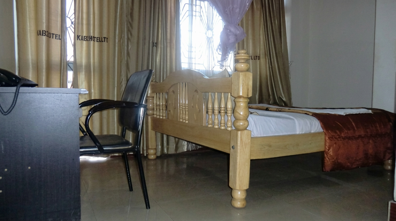 Guest room with work desk at KABZ HOTEL